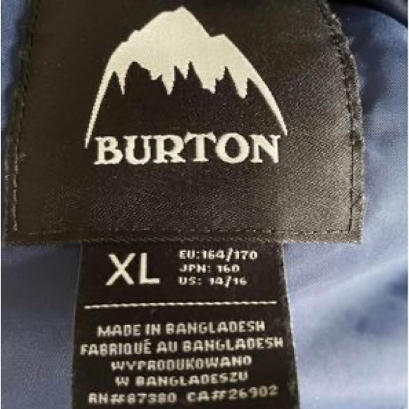 Burton snowboarding jacket - like new!! - Picture 4 of 4